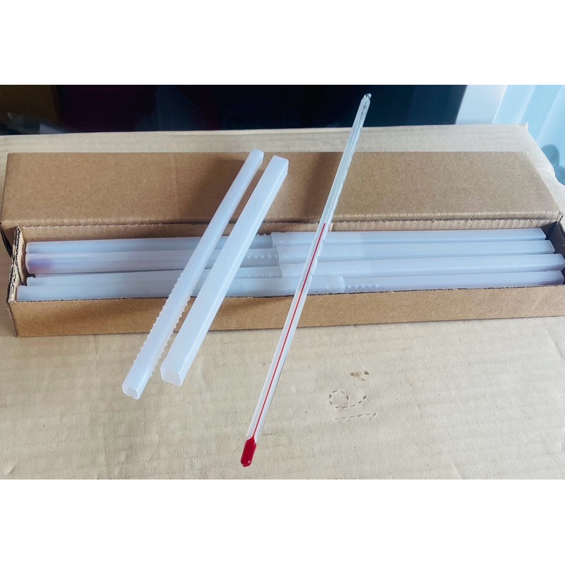 เทอร์โมมิเตอร์ 0-100 องศา ปลอกสีขาว