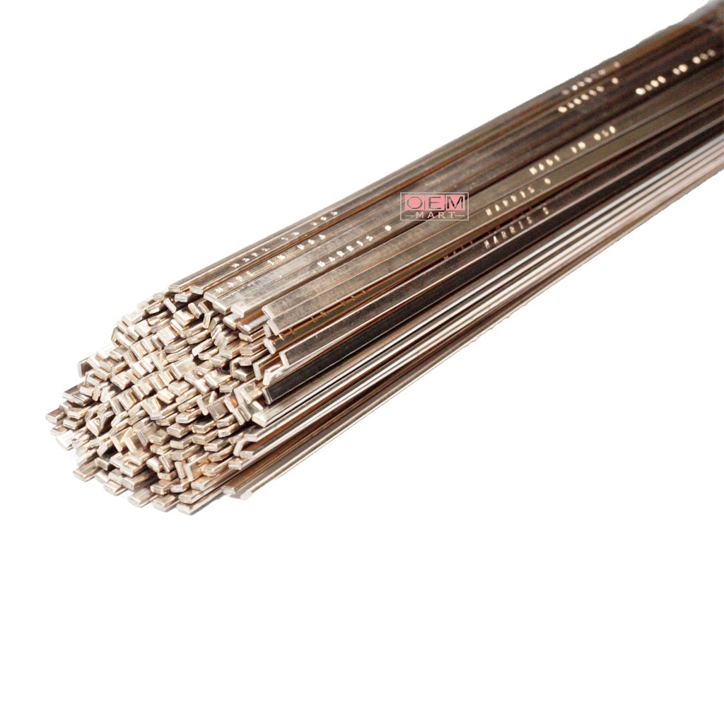 ลวดเชื่อม เงิน ทองแดง แบบแบน 50cm (5เส้น) จุดหลอมเหลวต่ำ เชื่อมแก๊สกระป๋องได้ ลวดเชื่อมเงิน/ทองแดง ลวดเชื่อมโลหะ 601 - รูปที่ 2