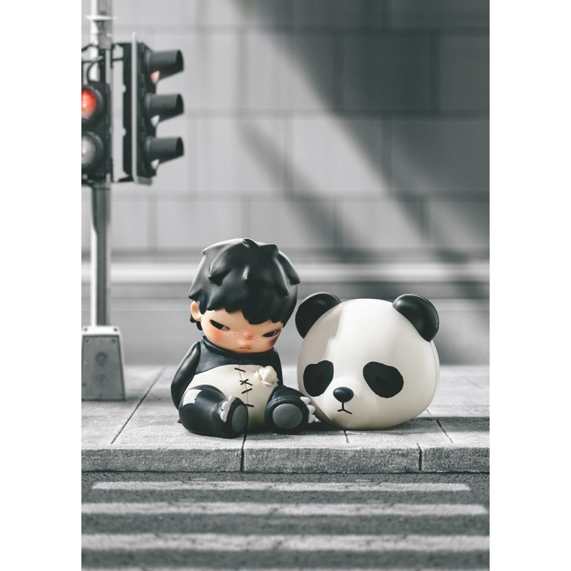 POP MART Hirono pts doll panda shanghai pts hirono แท้💯พร้อมส่งในไทย🇹🇭