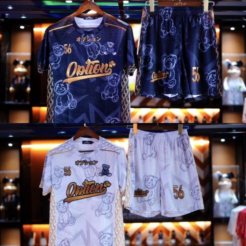 ชุดเซ็ท Option Set หมีขาว-ดำ (เสื้อ+กางเกง) ของแท้100%