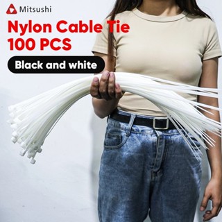 Mitsushi Cable Tie กว้าง5-9mm ขนาดใหญ่ เคเบิ้ลไทร์ เคเบิ้ลไท…