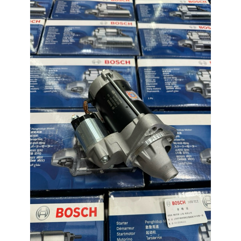 Boschแท้  ไดสตาร์ท Toyota Altis Limo ปี 03 หน้าหมู Altis ปี 08-12 เครื่อง 1.6,1.8 (ไม่ Dual ) แท้ Bosch ✅รับประกัน1ปี✅