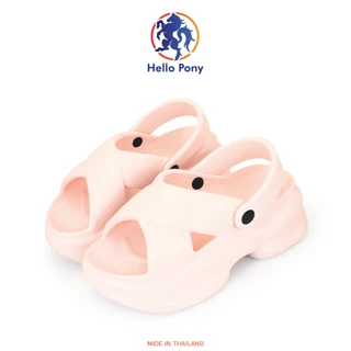 Hello Pony รองเท้ารัดส้น รองเท้าเเฟชั่นส้นสูง มีสายรัดรองเท้า กันลื่น นุ่ม ใส่ได้ทุกฤดูกาล Size 36-41 รุ่น MHM4004