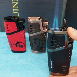 HONEST ไฟฟู่(แบบ 2หัว) อุปกรณ์จุดไฟ หัวพ่นไฟ แบบเติมแก๊สได้ …