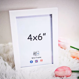 กรอบรูปสีขาว กรอบรูป โมเดิร์น กรอบรูปขนาด 4x6 กรอบรูปขาว4*6นิ้ว **กรอบรูปราคาส่ง WS Frame**