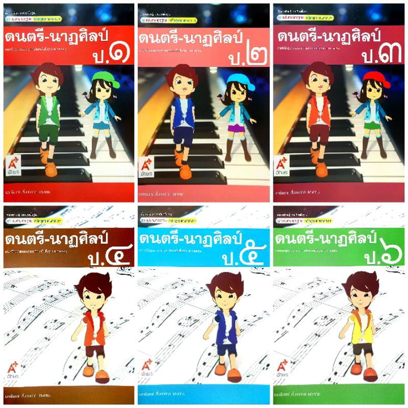 อจท. แม่บทมาตรฐาน หลักสูตรแกนกลางฯ ดนตรี-นาฏศิลป์ ป.1-ป.6 /อักษรเจริญทัศน์