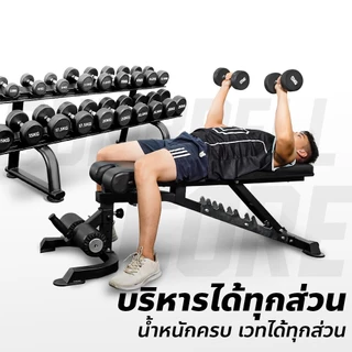 ดัมเบล Fix น้ำหนัก CoreIron แบบกลม 12.5 - 25 กก. ราคาต่อ 1 ข้าง ดัมเบลเหล็กหุ้มยาง มาตรฐานฟิตเนส อุปกรณ์ยกน้ำหนัก