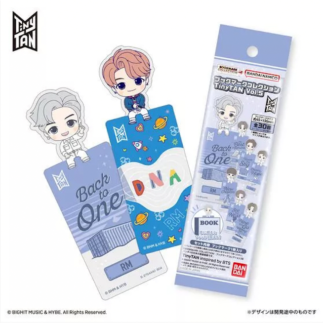 พร้อมส่ง ที่คั่นหนังสือ ลายไทนี่ทัน Bandai BTS TinyTan Bookmark (เเบบสุ่ม 1 ชิ้น) ลิขสิทธิ์เเท้ หิ้วจากญี่ปุ่น