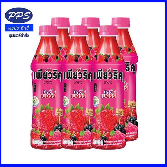 เพียวริคุมิกซ์เบอรร์รี่ 350 มล. แพ็ค 6 ขวด