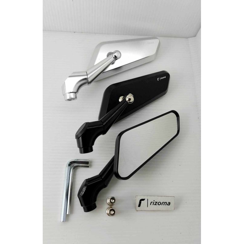 กระจก Rizoma RZM ทรงเหลี่ยม ขาย่อ ใส่ได้ทุกรุ่น