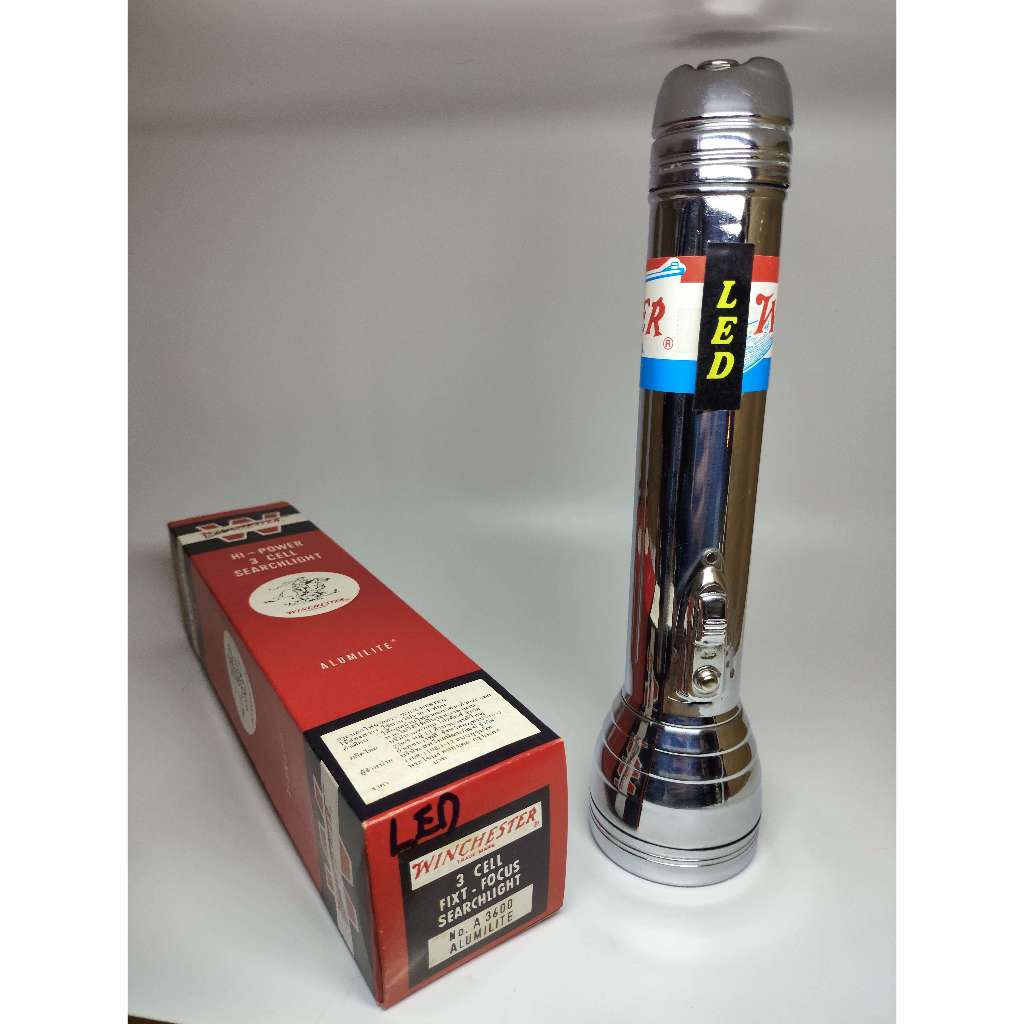 ไฟฉาย Winchester แท้ ไฟฉายตราปืน รุ่น 3600 หลอด LED แสงขาว ใหม่แกะกล่อง