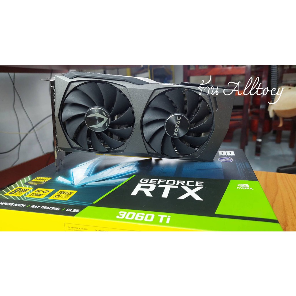 RTX 3060ti ZOTAC TWIN EDGE OC - 8GB - มือสอง ประกัน 24-11-24 (SVOA)