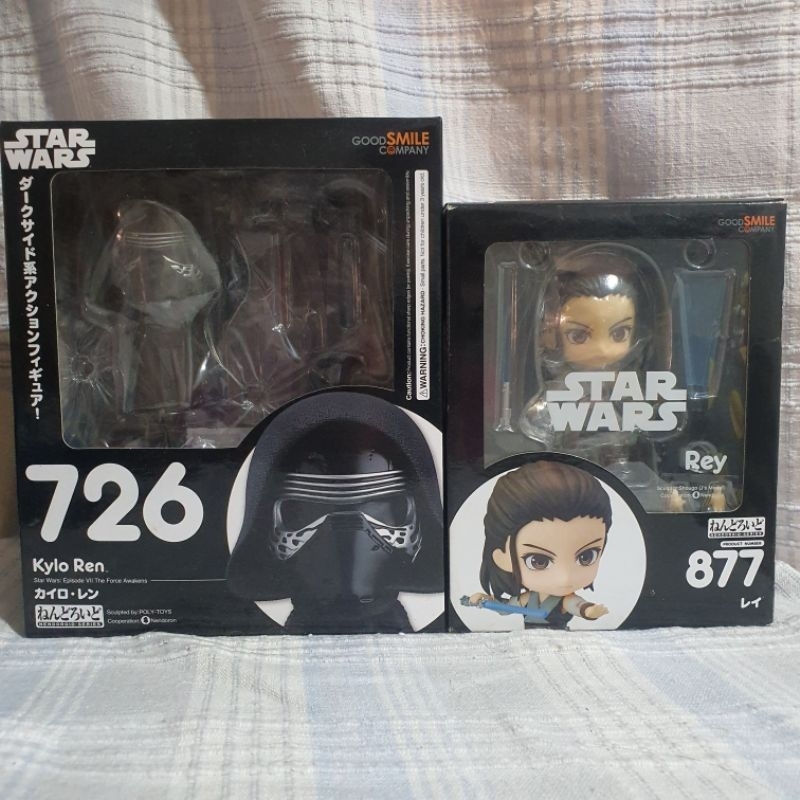 nendoroid starwars  kylo ren & rey