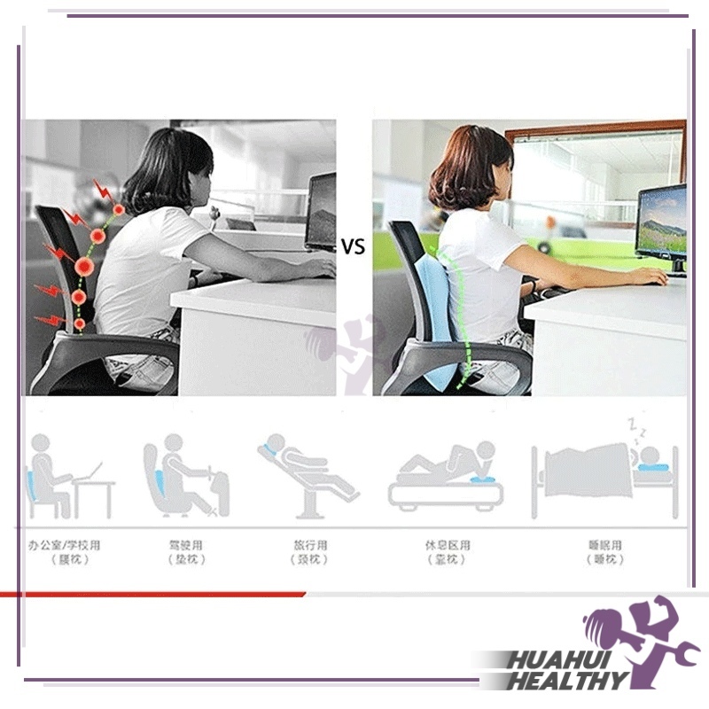 หมอนเป่าลมกำมะหยี่ หมอนเป่าลม PVC ทนทาน ขนาดเล็กกระทัดรัด มีร่องกันลื่น ออกแบบให้พอดีกับศีรษะ ให้สัมผัสนุ่มสบายยามใช้งาน - รูปที่ 5