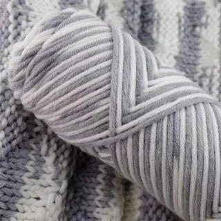 ไหมพรมถักผ้าพันคอ ไหมคอตตอน 8ply 100g ไหมนุ่ม ถักง่าย