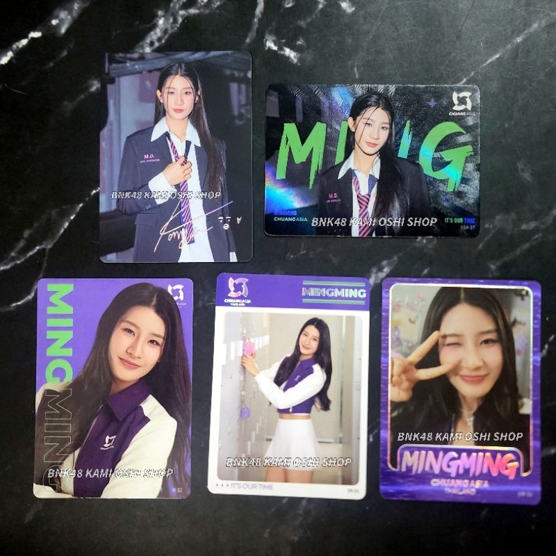 การ์ด Mingming Mindy หมิงหมิง มินดี้ ver1 เซต5ใบ Chuang Asia card SSP+SSR+UR+SR+R ( chuangasia Thail