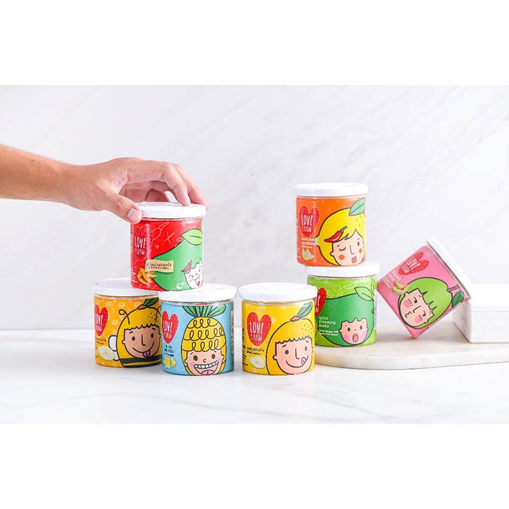 เลิฟฟาร์ม (LOVEFARM) - ฝรั่งอบแห้งคลุกบ๊วย 40 กรัม ผลไม้อบแห้ง - รูปที่ 6