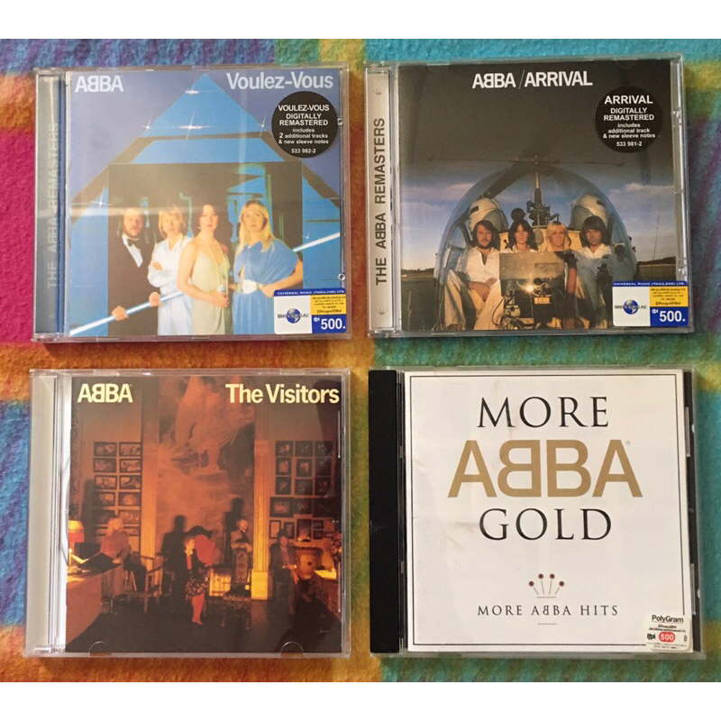CD ABBA 4ชุด เพลงดัง เพลงเพราะ แผ่นสวยเเหมือนใหม่