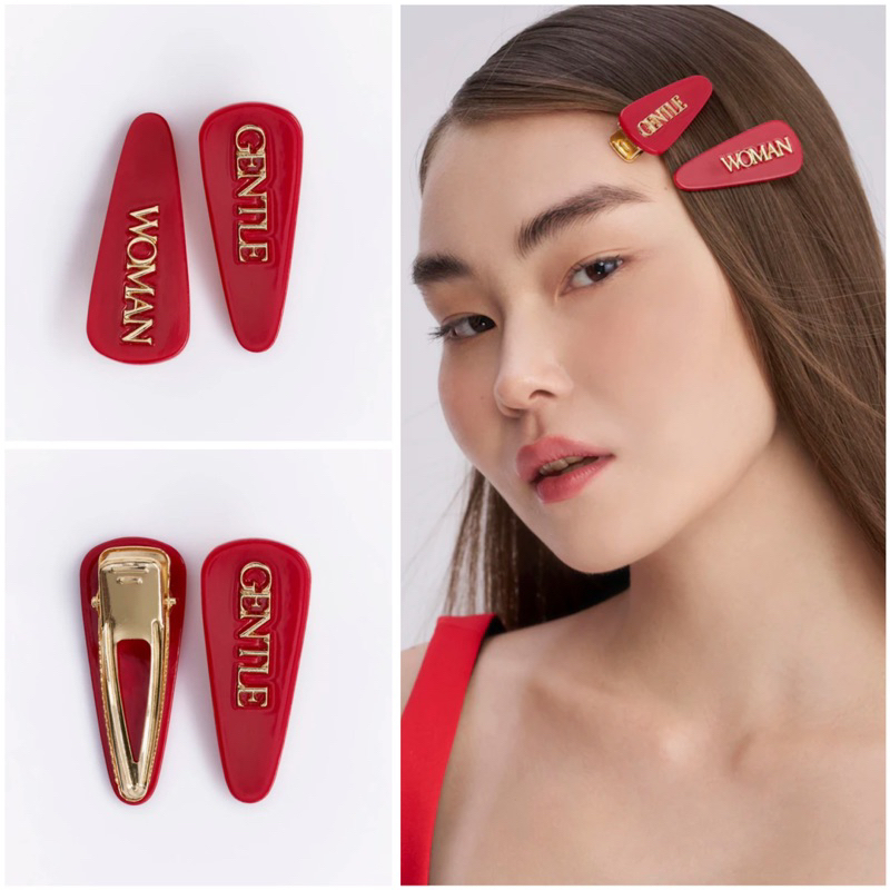 (พร้อมส่งของแท้ ใช้โค้ดลดร้านโค้ดคุ้ม30%ได้ค่ะ ️) GENTLEWOMAN HAIR CLIP   ( Hair Clip / Ribbon Clip ) ราคา ถูกที่สุด ดีลบีเคเค แกลเลอรีภาพที่ 4