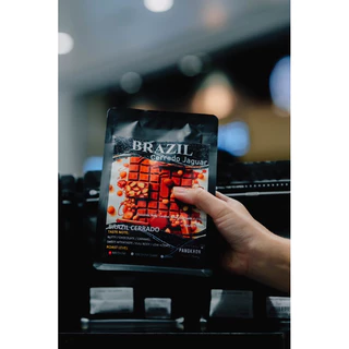 Pangkhon Coffee Roaster BRAZIL CERRADO JAGUAR เมล็ดกาแฟคั่ว Bazil Cerrado Jaguar Pulped Natural Process เมล็ดกาแฟบราซิล