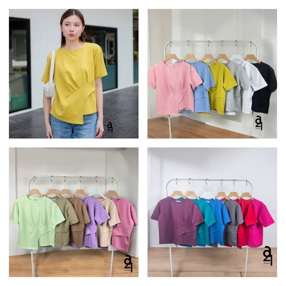 A21 เสื้อยืด oversize style Korea แพทเทิร์นเก๋ เนื้อผ้า cotton นาโน T-SHIRTNISTA