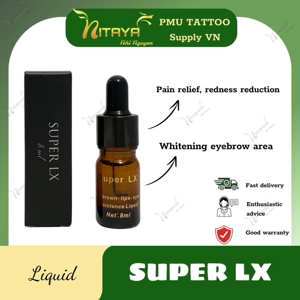 Liquid eyebrows, lips, eyes Super LX 8ml