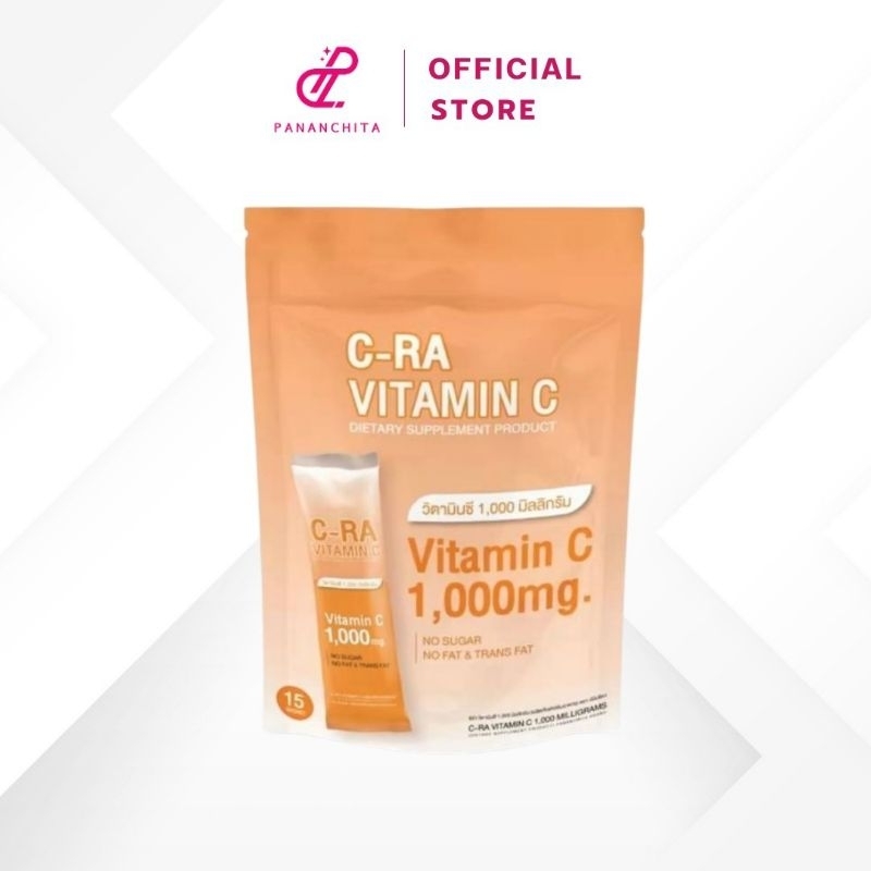 [ ของแท้ ]​ Pananchita C-RA Vitamin C 1,000 milligrams ปนันชิตา ซีร่าวิตามินซี1000 มิลลิกรัม ส่งจากบริษัท