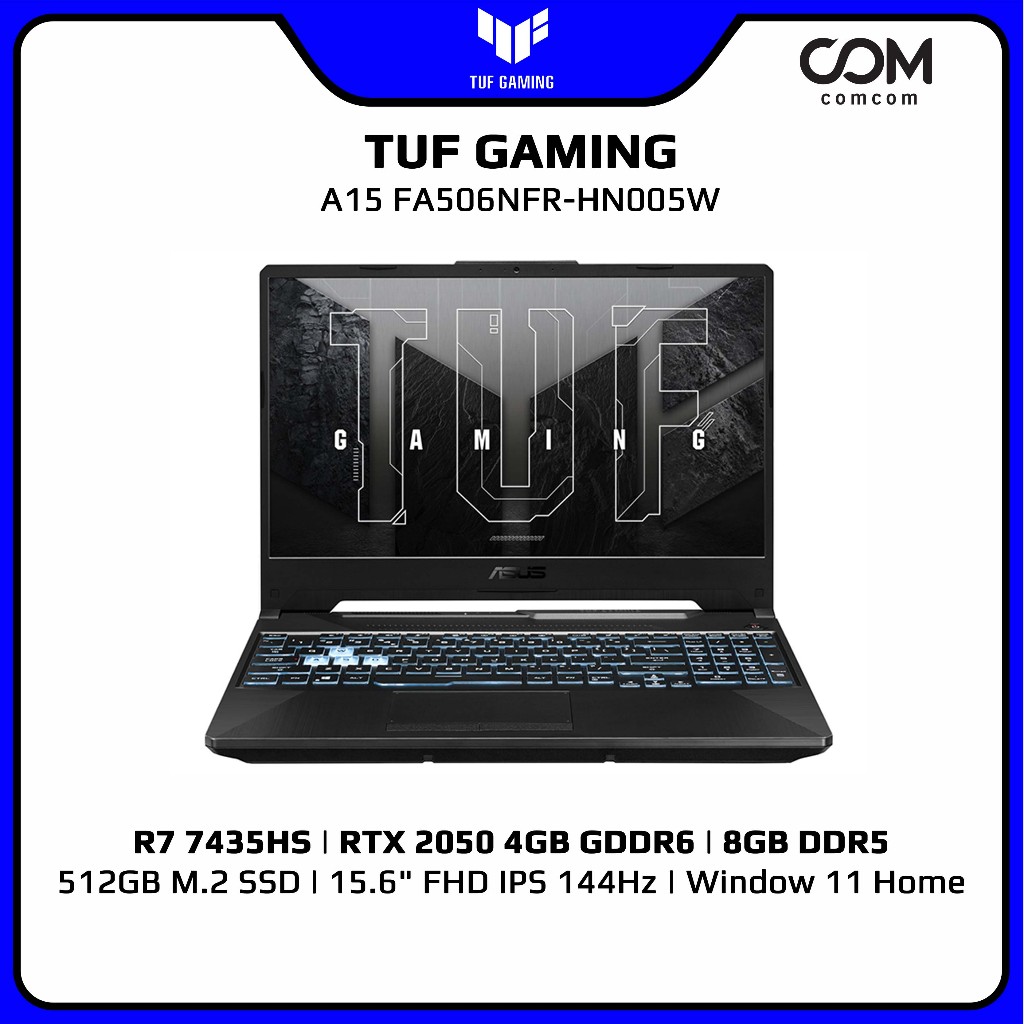 NOTEBOOK (โน้ตบุ๊ค) ASUS TUF GAMING A15 FA506NFR-HN005W BY COMCOM
