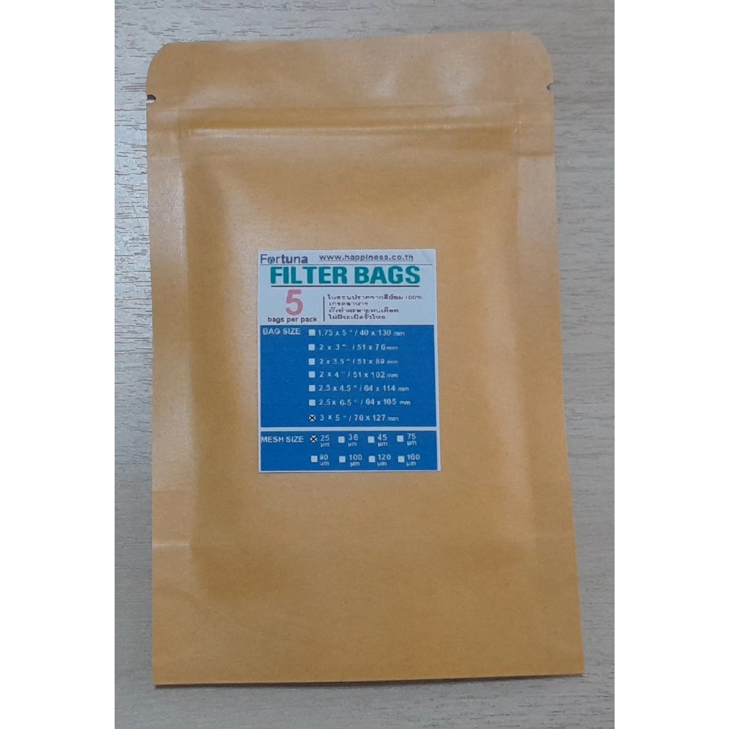 ROSIN PRESS NYLON FILTER BAGS 5（3" x 5" / 76 mm x 127mm）25 Microns