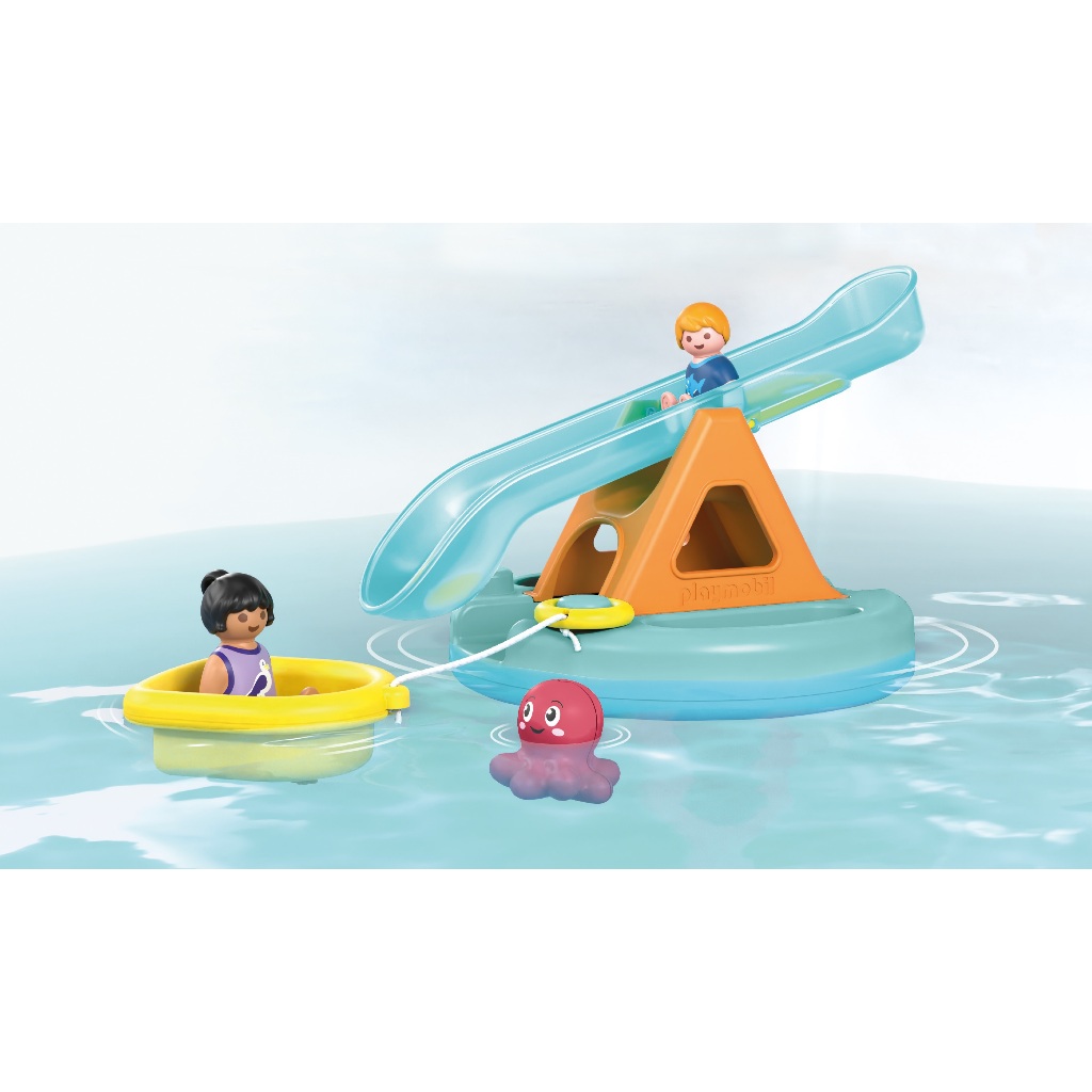 Playmobil 71687 JUNIOR AQUA: Water Seesaw with Boat แอคชั่นฟิกเกอร์ จูเนียร์ อควา ชิงช้าน้ำพร้อมเรือ