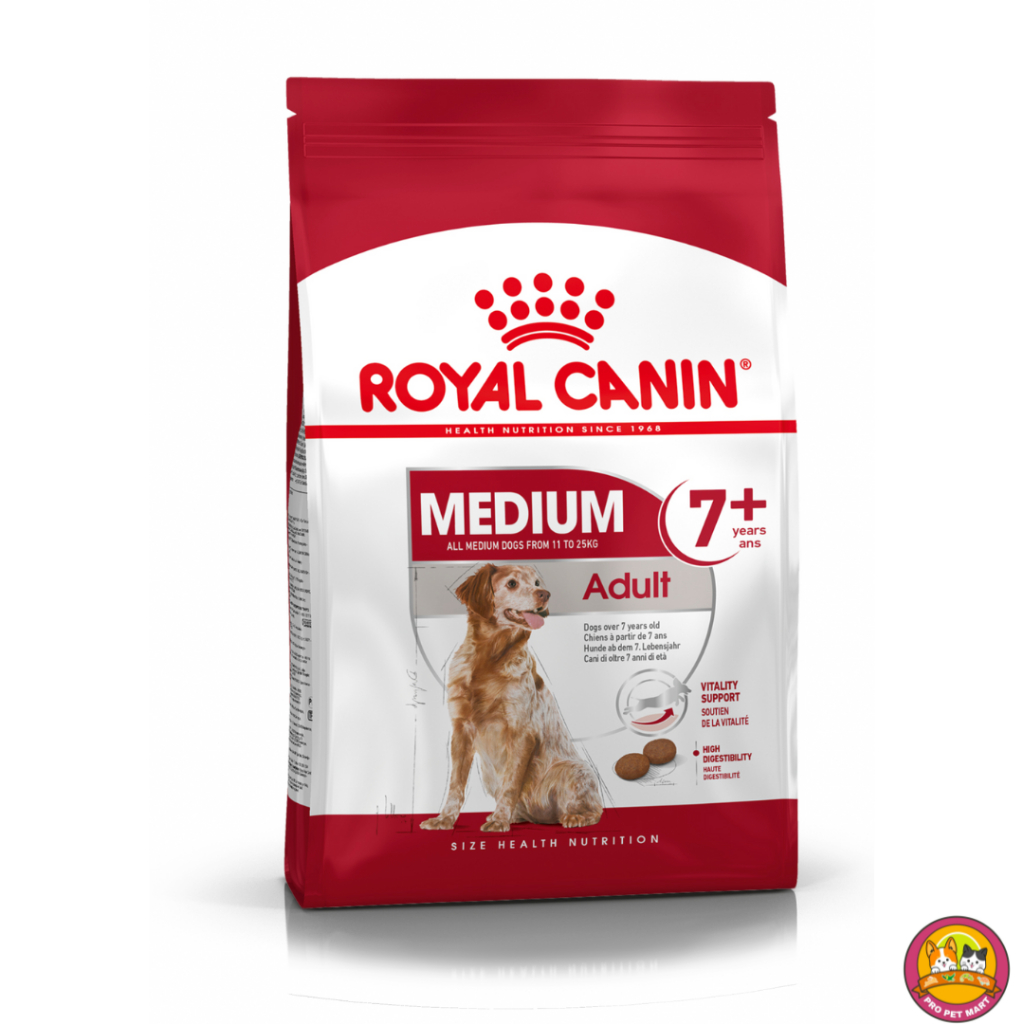 Royal Canin ROYAL CANIN อาหารสุนัขสูงวัย พันธุ์กลาง ชนิดเม็ด (MEDIUM ADULT 7+)10kg