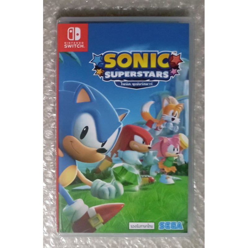 มือ1 SONIC SUPERSTARS ภาษาไทย NINTENDO SWITCH โซนิค ซูเปอร์สตาร์ เม่นสายฟ้า THAI TH SUPER SUPERSTAR STAR STARS