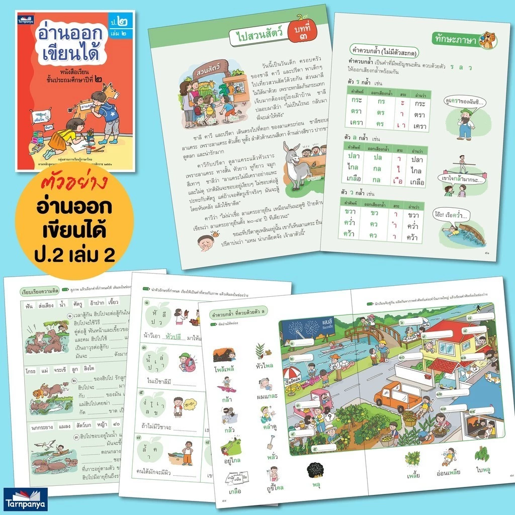 อ่านออกเขียนได้ ระดับ ป1 ป2 ป3 และ อนุบาล หนังสือเด็ก ธารปัญญา แบบฝึกอ่านเขียนภาษาไทย thumbnail 8