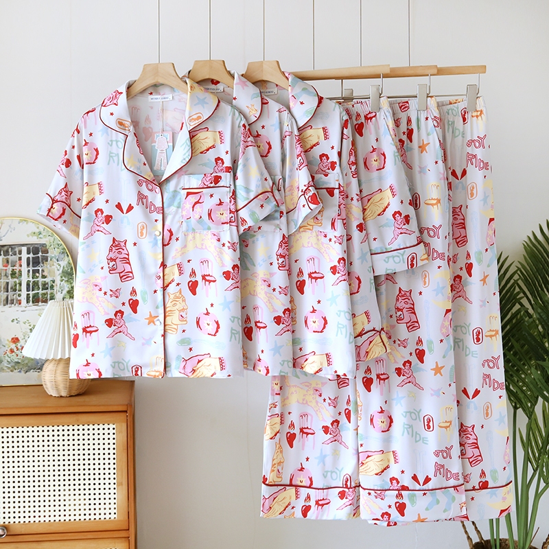 ชุดนอน Mulen (Muslin Pajamas) Silk Satin (N3167 T3167 P3167)