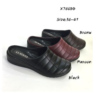 prettycomfort  รองเท้าลำลอง แฟชั่น เพื่อสุขภาพ หุ้มหัวเปิดหล…