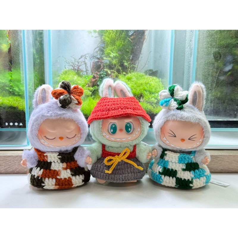 ชุดถัก labubu มาการอง