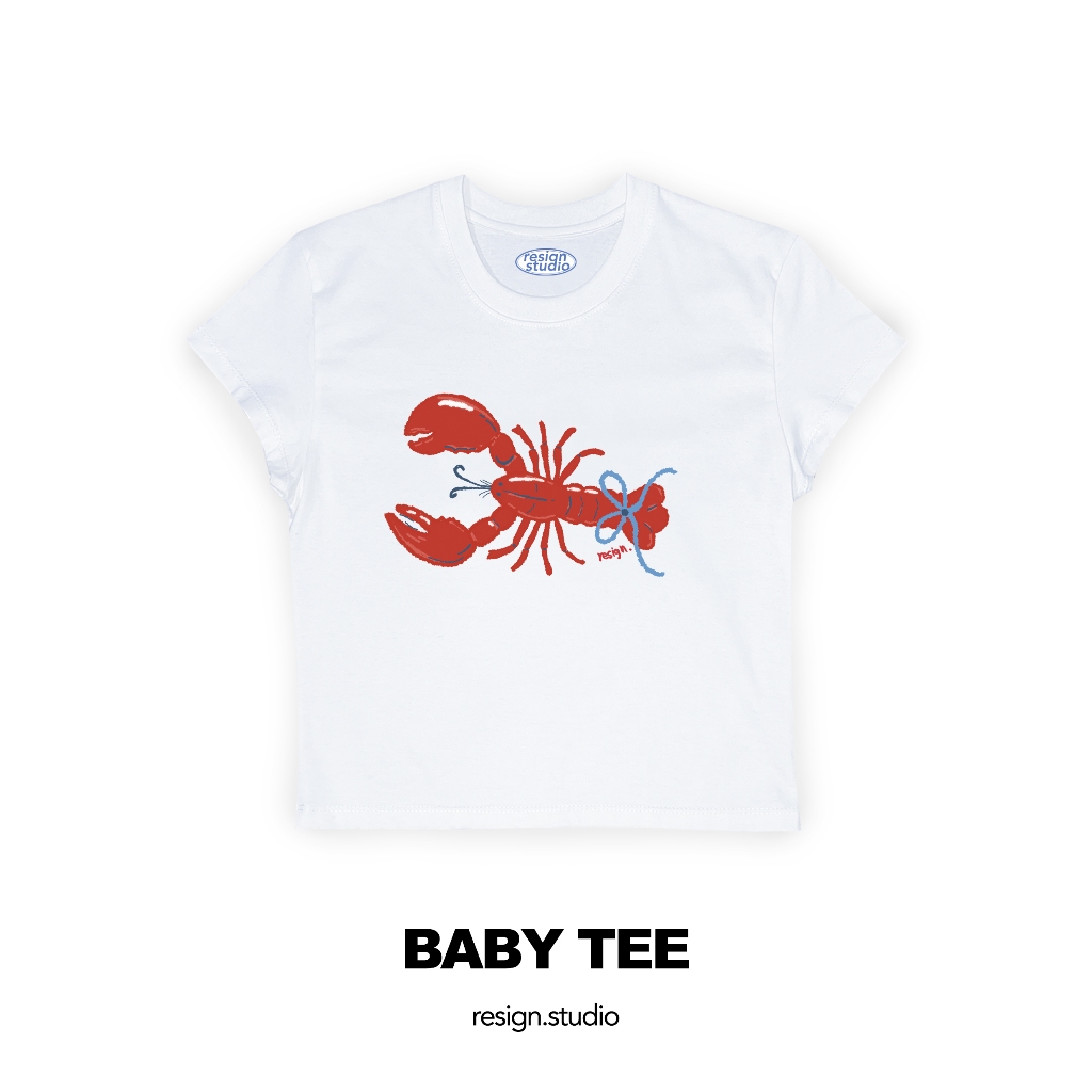 resign studio - babytee ลาย Lobster