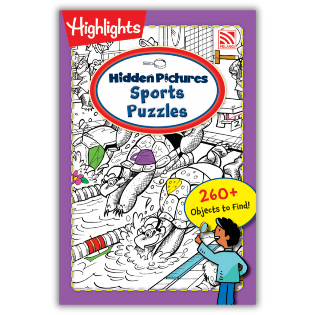 หนังสือแบบฝึกหัด Hidden Pictures - Sports Puzzles