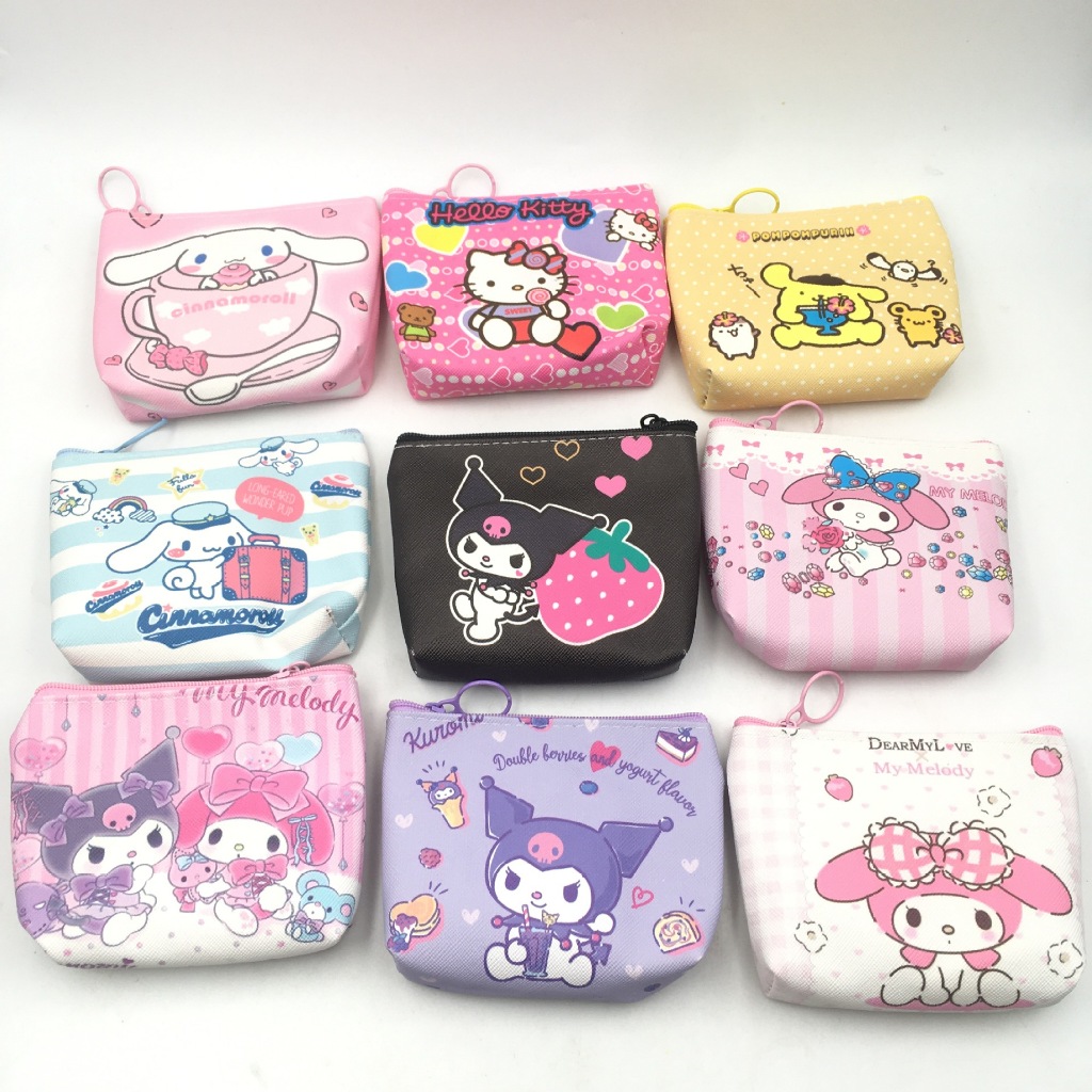 กระเป๋าใส่เหรียญ (1 ชิ้น) ลายการ์ตูน น่ารักๆ พร้อมส่ง
