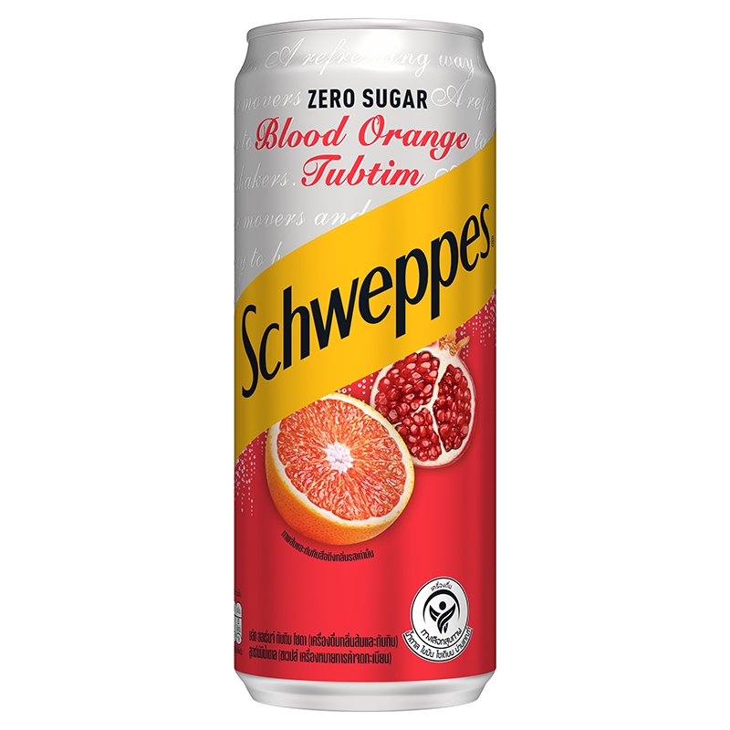 [จัดส่งเฉพาะกทม.และปริมณฑล][GWP] Schweppes Zero Orange TubTim