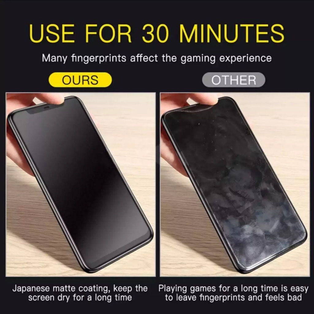 ฟิล์มกระจก แบบด้าน AG SAMSUNG S24Fe ,S25Fe Temperedglass Anty-Matte