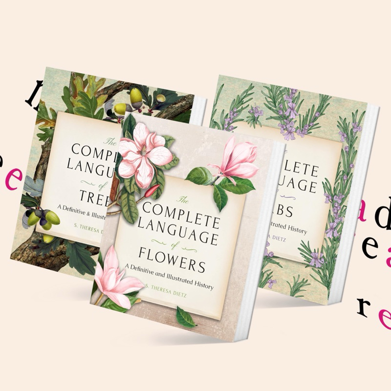 [Hardcover / ปกแข็ง] The Complete Language of Flowers / The Complete Language of Trees / The Complete Language of Herbs