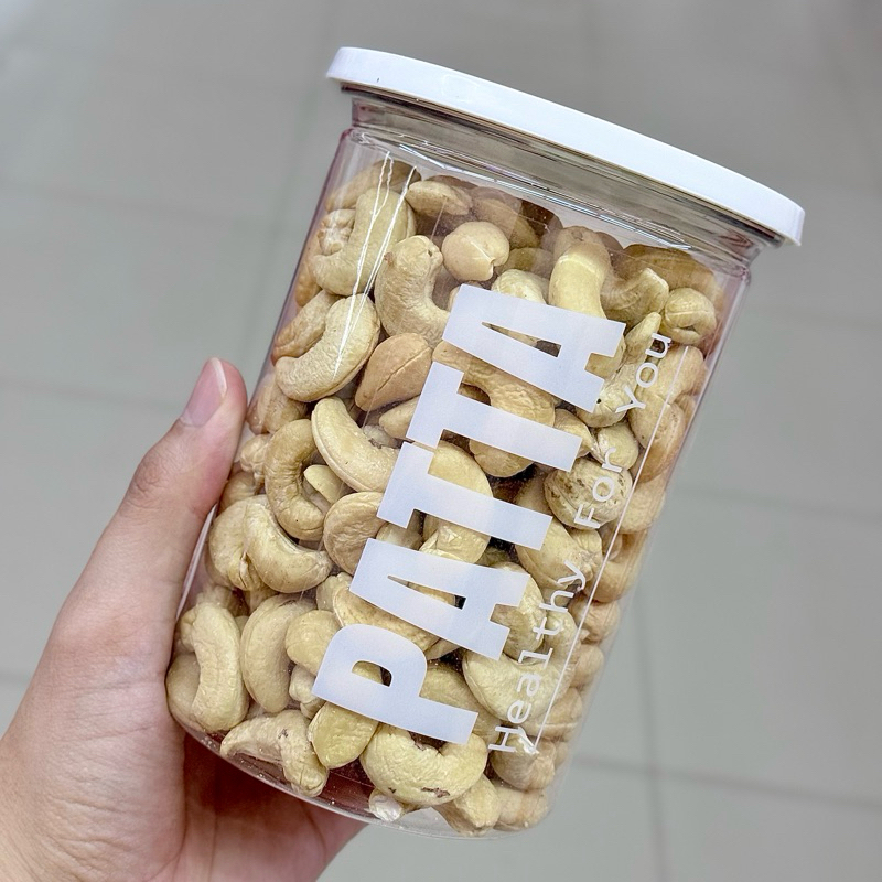 [มี อ.ย.] เม็ดมะม่วงหิมพานต์ ตราPatta  กระปุก500g พร้อมทาน ( อบ เม็ดม่วงหิมพานต์อบ เม็ดมะม่วง)