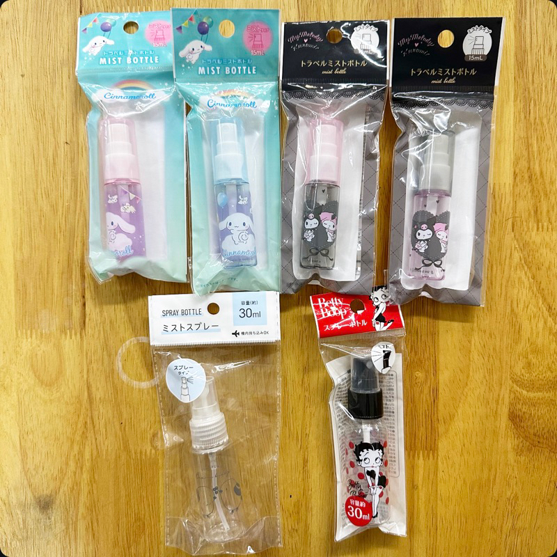 NEW!!! Sanrio Japan / Disney Japan และอื่นๆ ขวดสเปรย์น่ารัก