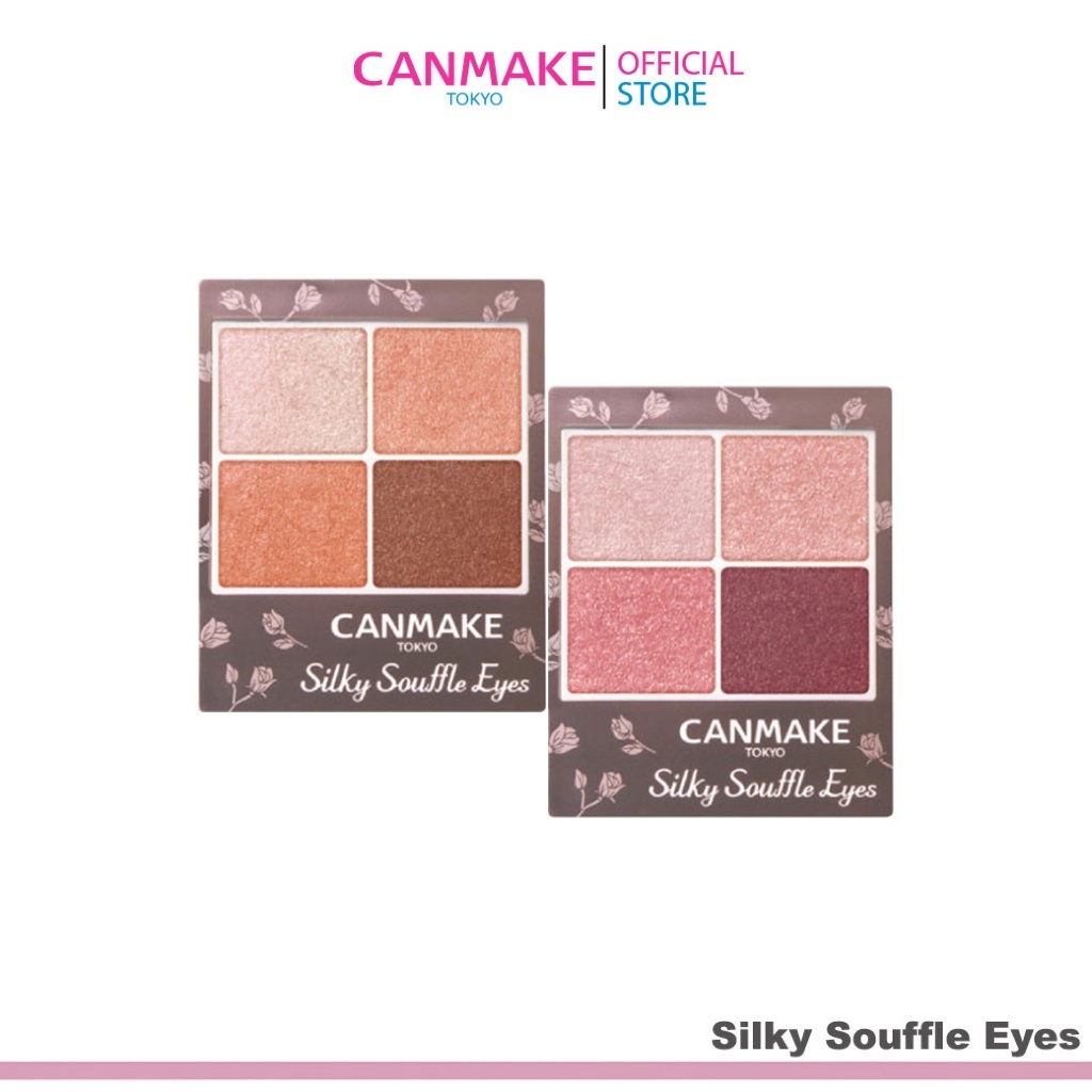 CANMAKE Silky Souffle Eyes อายแชโดว์เนื้อดิวอี้ซูเฟล่ชุ่มฉ่ำ