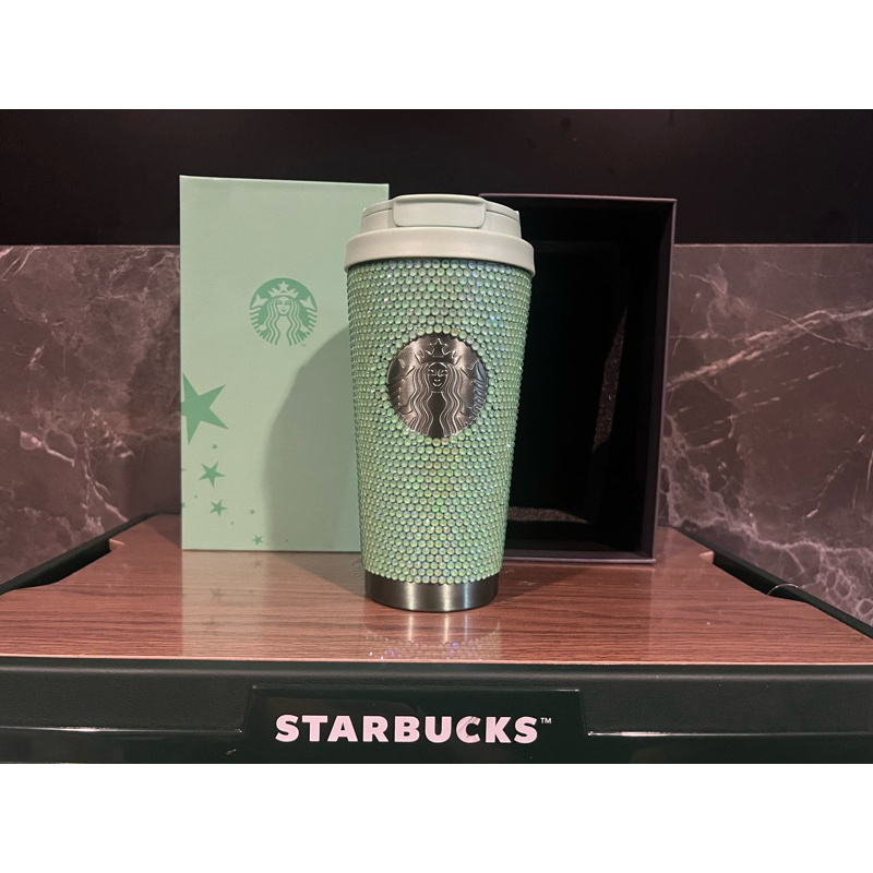 ขายแก้ว แท้ Starbucks Rewards  Deep Lake Crystal Bling Tumbler
