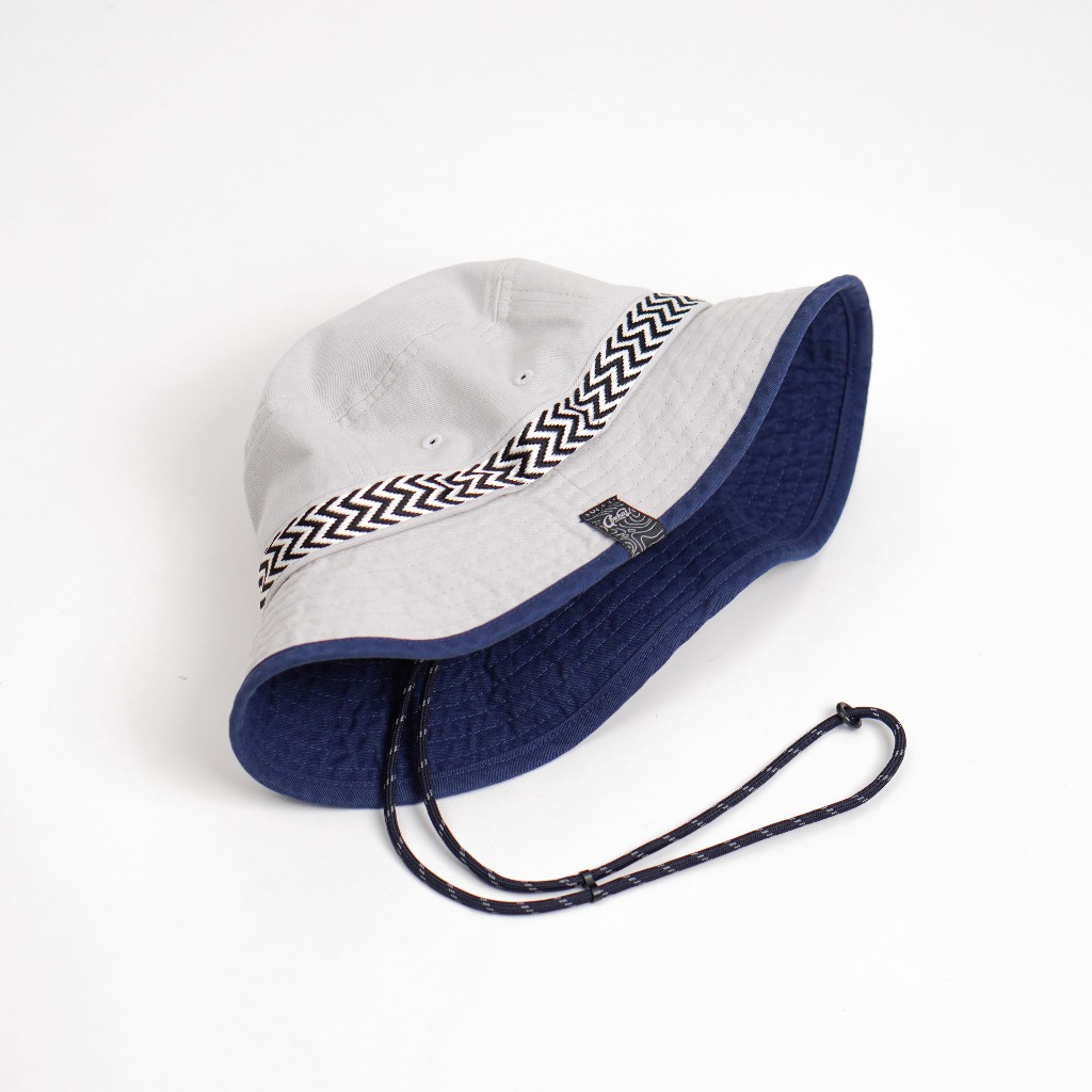 G135 Off-White หมวกบักเก็ต Cotton Washed สไตล์วินเทจ นุ่ม เบา ใส่สบาย ระบายอากาศได้ดี - รูปที่ 2