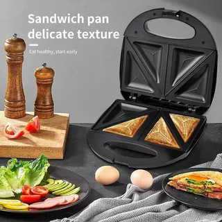 เครื่องทำแซนวิน SET 3in1/6in1 ทำวาฟเฟิล ทำอาหารเช้า ทำแซนวิช ทำคุกกี้ได้