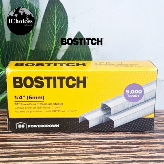 [Bostitch] 1/4 Inch B8 Power Crown Premium Staples ลวดเย็บกระดาษ บี8