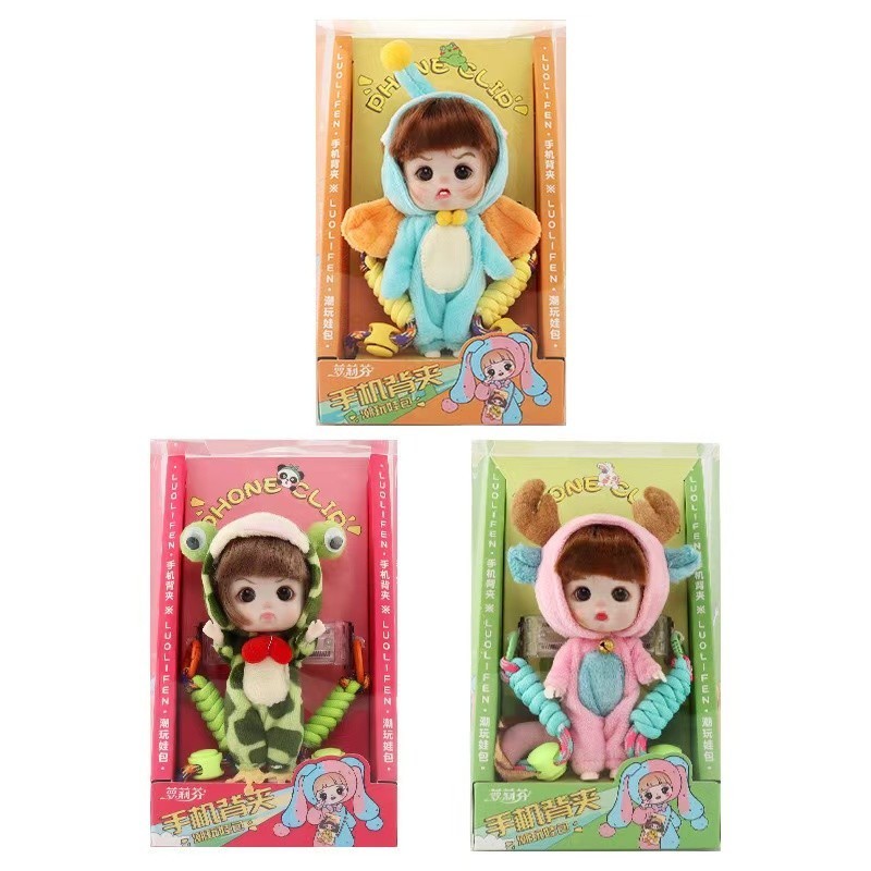 ตุ๊กตาเกาะมือถือ อุปกรณ์เสริมสำหรับโทรศัพท์ ที่สะพายโทรศัพท์ น่ารัก มี 12 แบบ ลายน่ารักๆ